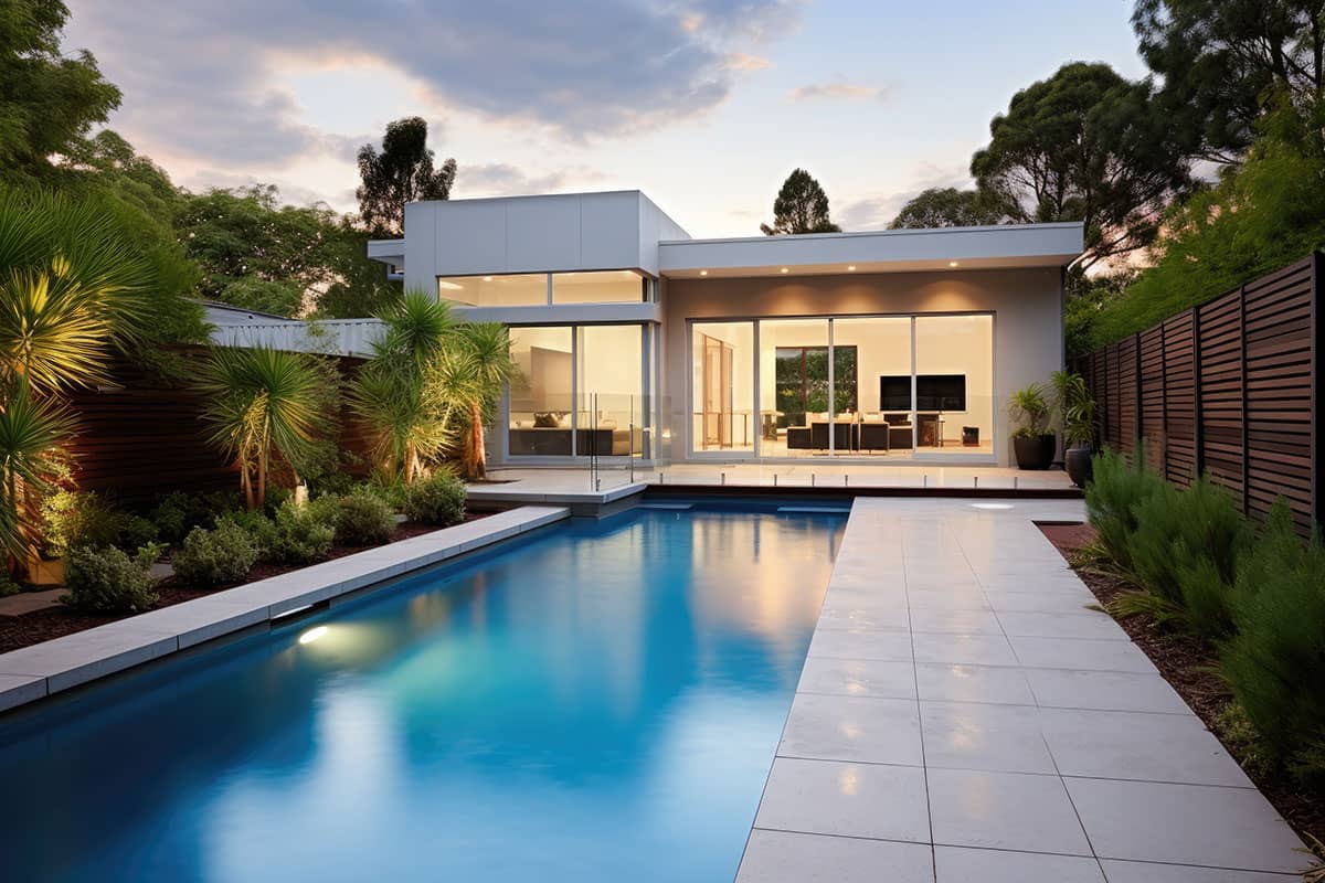 large Australian pool in luxury home