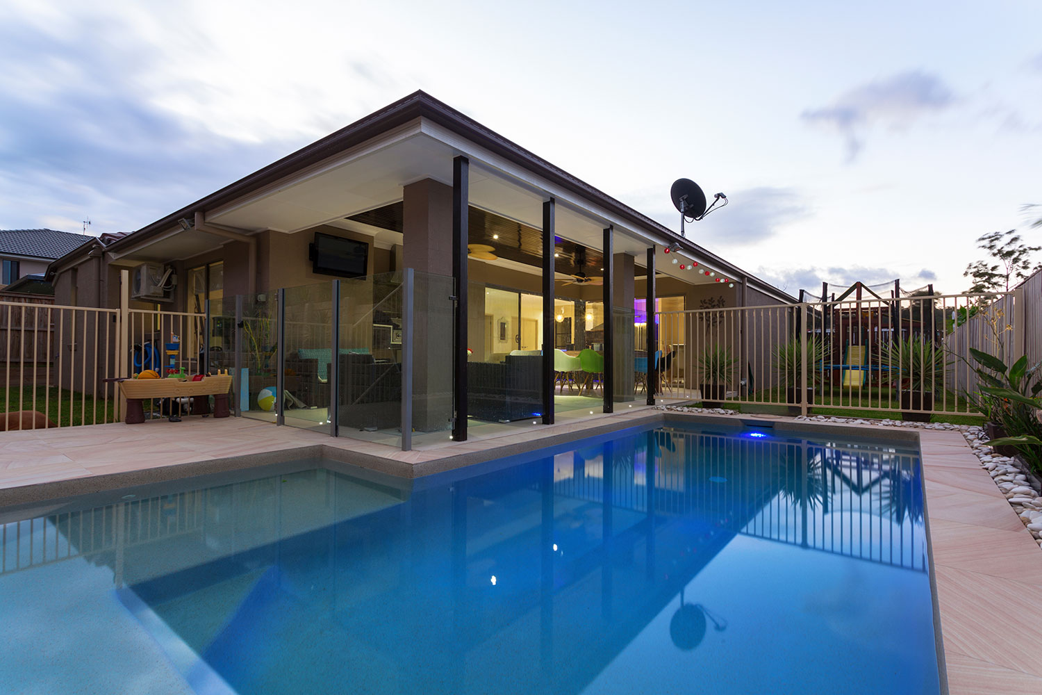 backyard pool